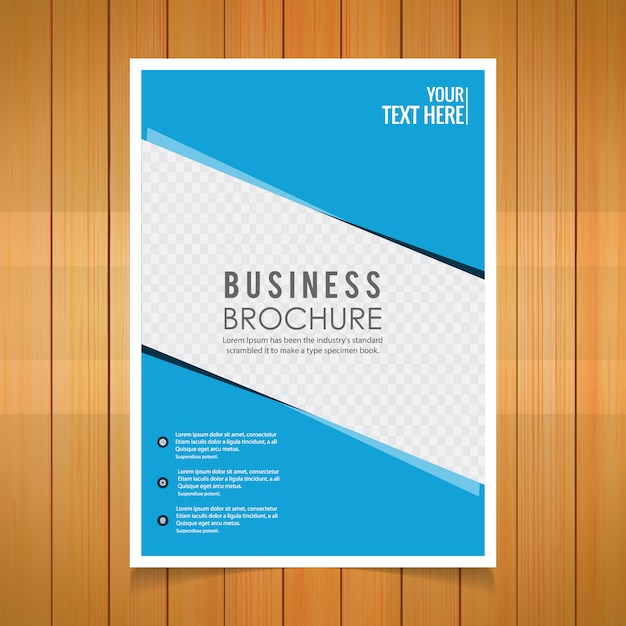 Free vector brochure template design