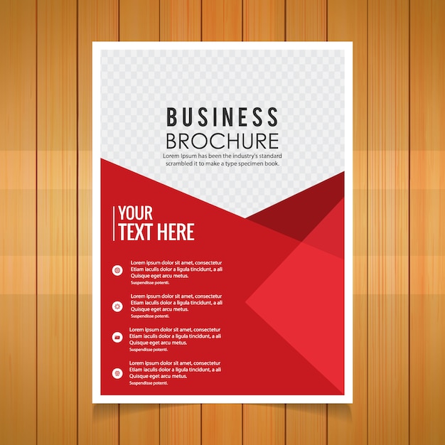 Brochure template design