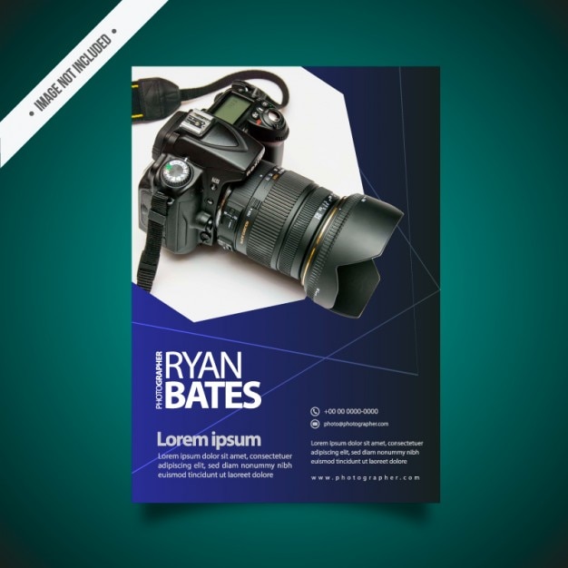 Free Vector brochure template design