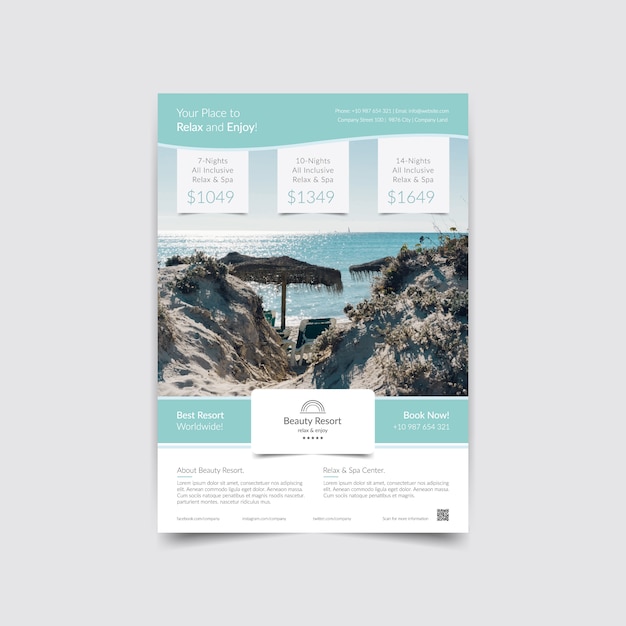 Brochure template design