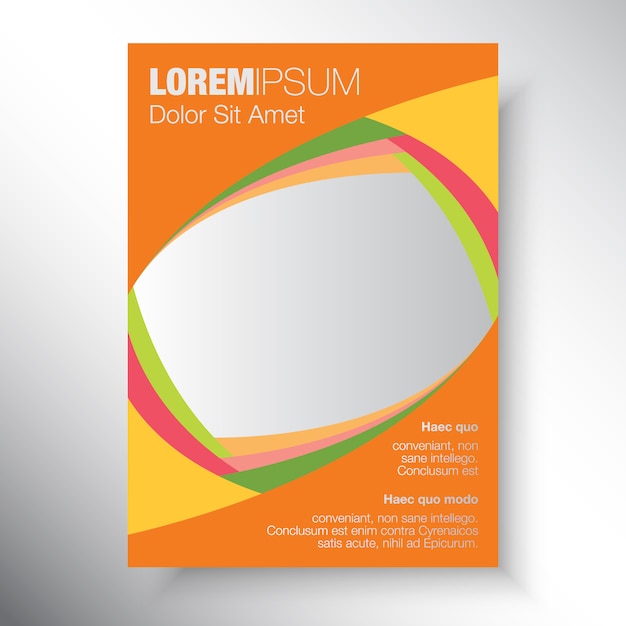 Il design modello di brochure