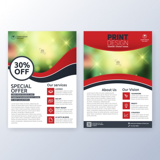 Brochure template design