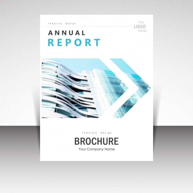 Free vector brochure template design