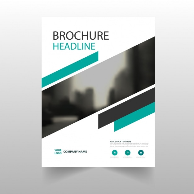 Free vector brochure template design