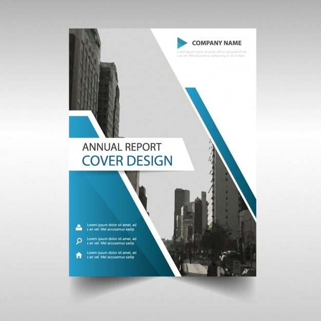 Free vector brochure template design