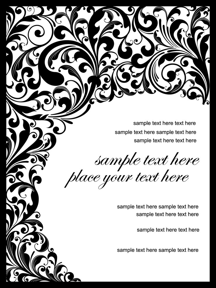 Free Vector brochure template design