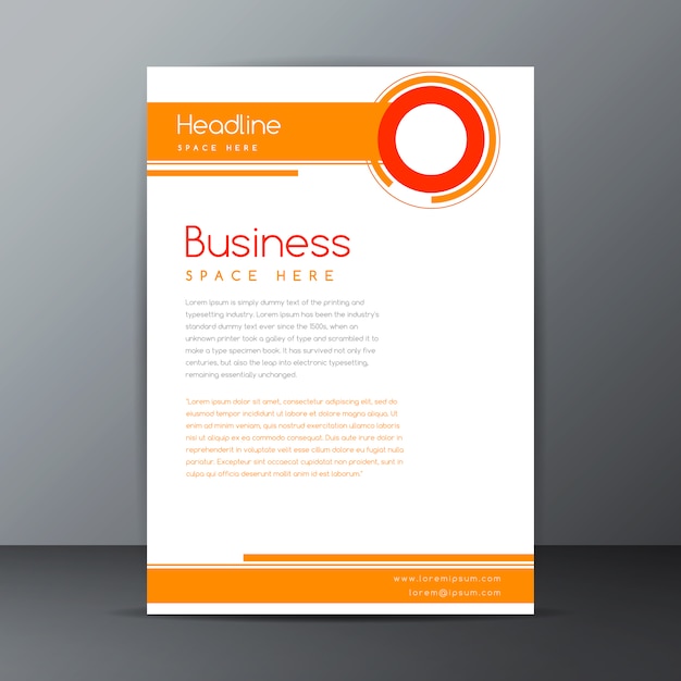 Brochure template design