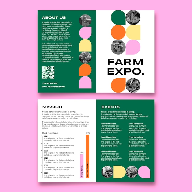 Brochure template design