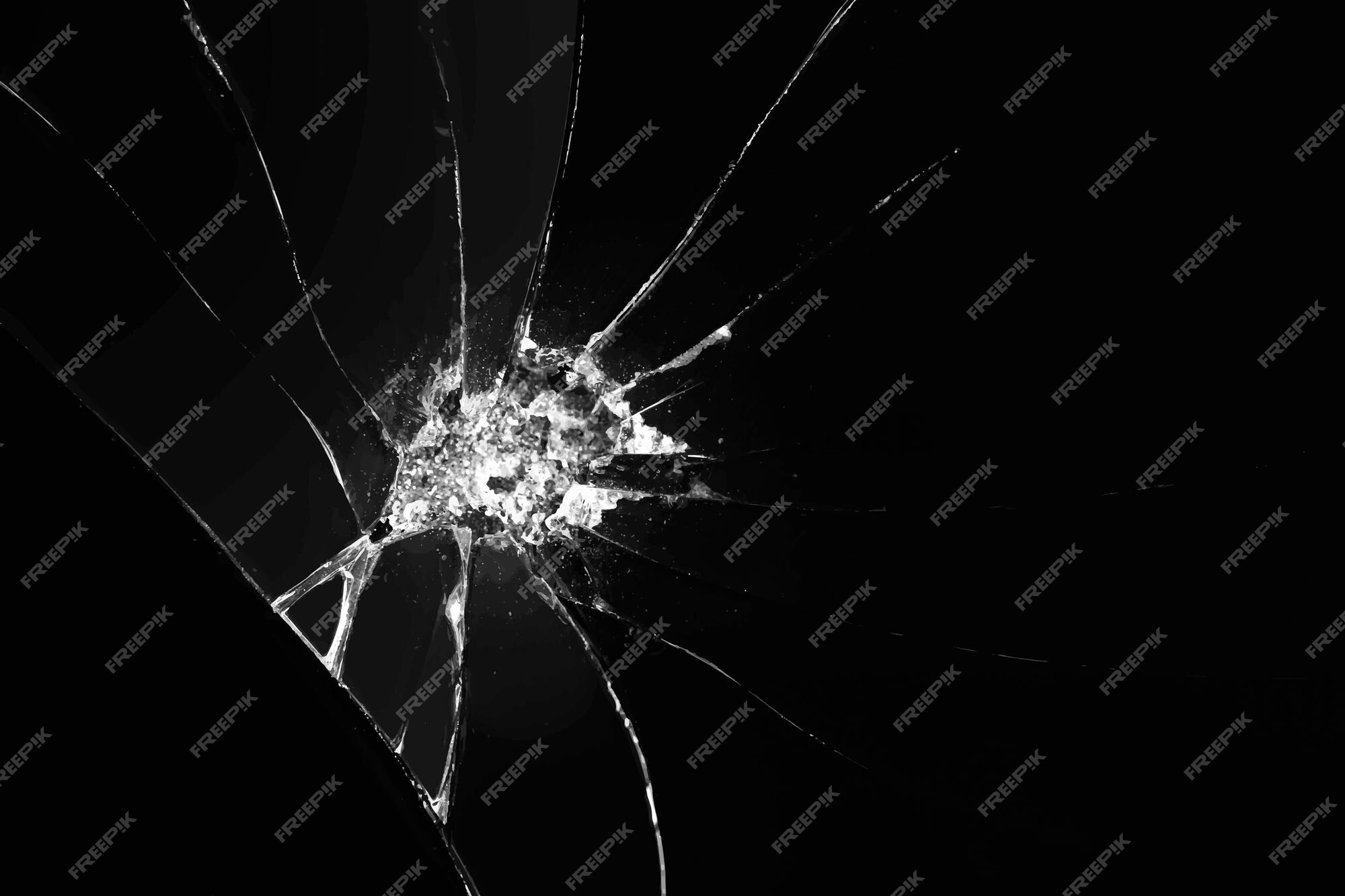 broken glass background