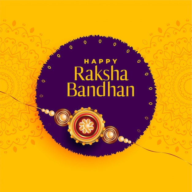 Fratello e sorella festival di rakhi di raksha bandhan