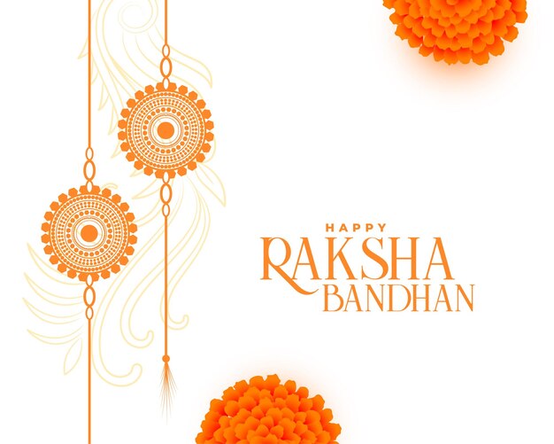 Brother and sister raksha bandhan festival celebration background