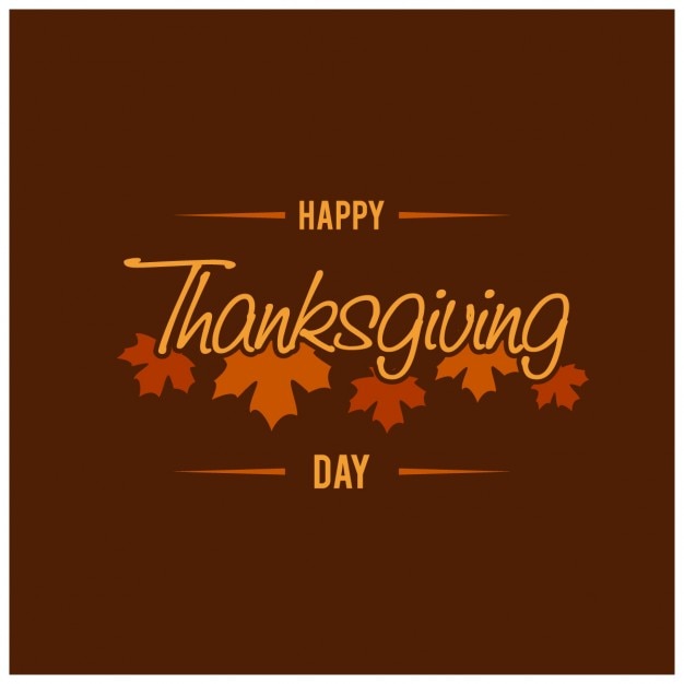 Brown background with leaves for thanksgiving day