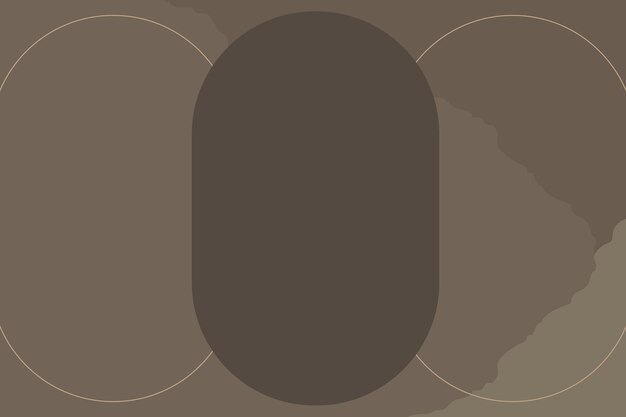 Brown background with oval frame