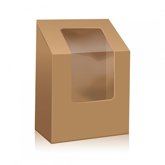 Download White cardboard box mock up | Free Vector