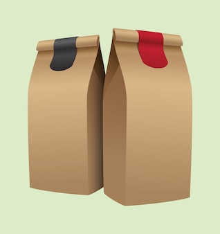 Download Free Free Craft Paper Bag Vectors 100 Images In Ai Eps Format PSD Mockup Template