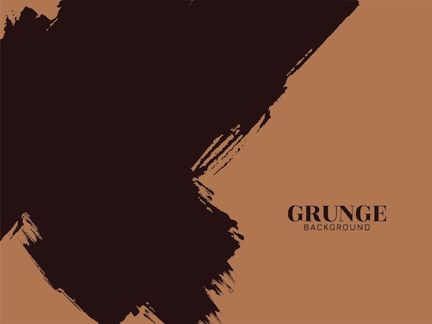 Colore marrone grunge texture sfondo decorativo disegno vettoriale Vettore gratuito