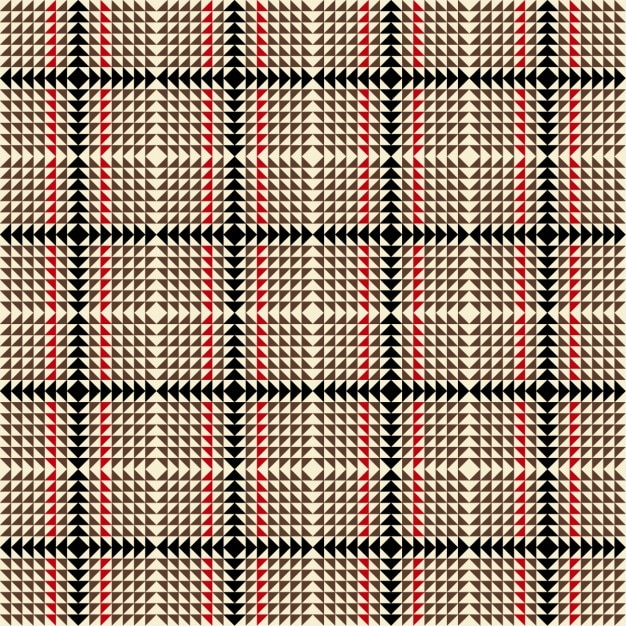 Free vector brown fashion plaid seamless