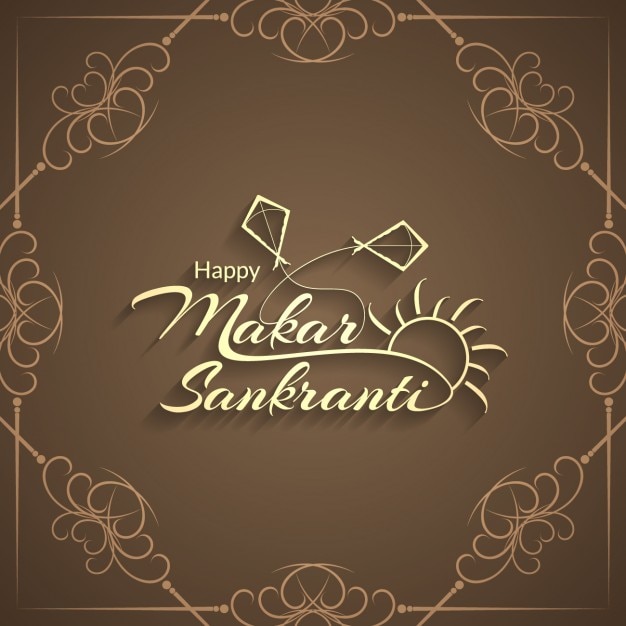 Carta marrone makar sankranti