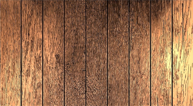 Free vector brown plank wooden texture pattern