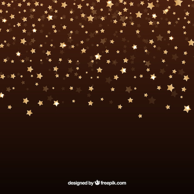 Brown star background design