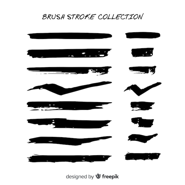 Brush stroke collection