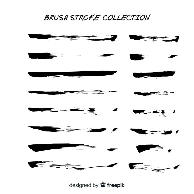 Brush stroke collection