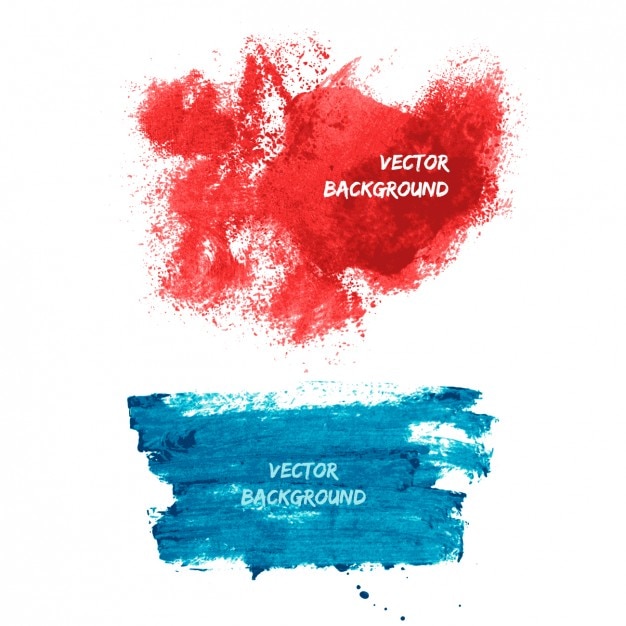 Free vector brushes-strokes background design