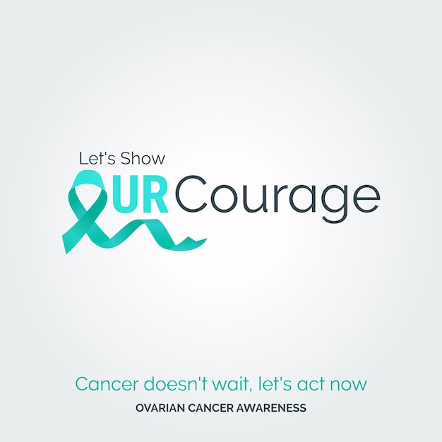 Free vector brushing away ovarian cancer vector background