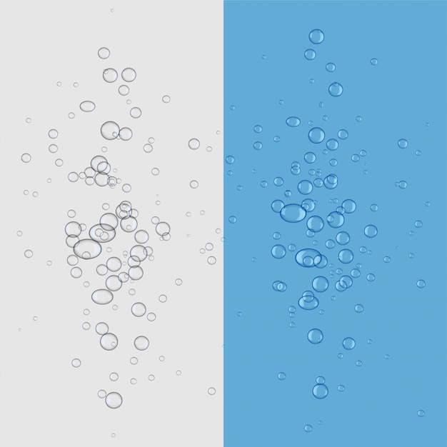 Bubbles fizz floating upward background