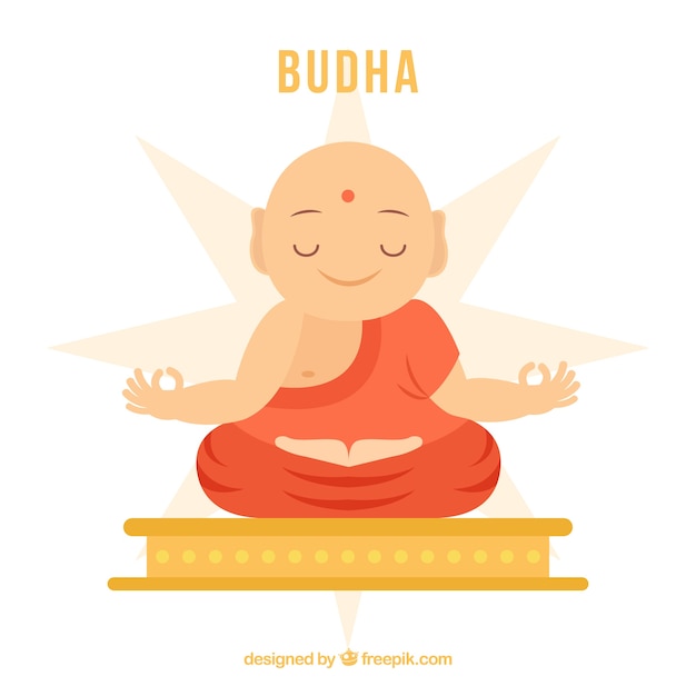 Free vector budha background