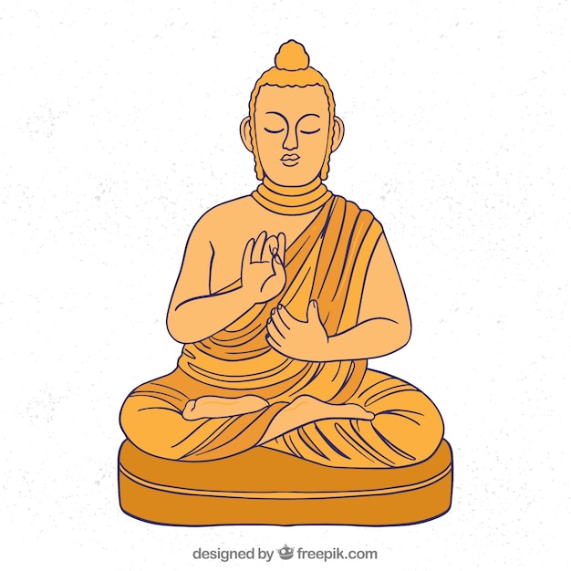 무료 벡터 budha 배경