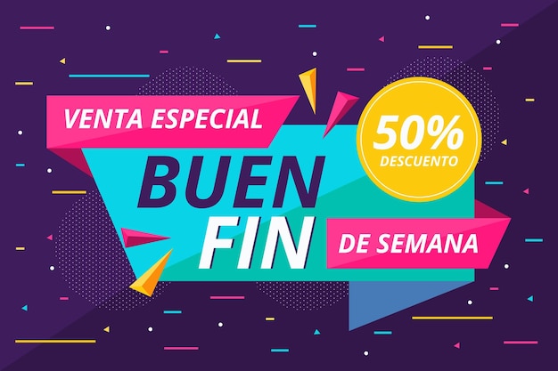 Free vector buen fin sale style