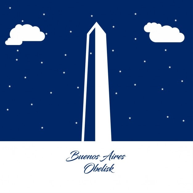 Free vector buenos aires obelisk