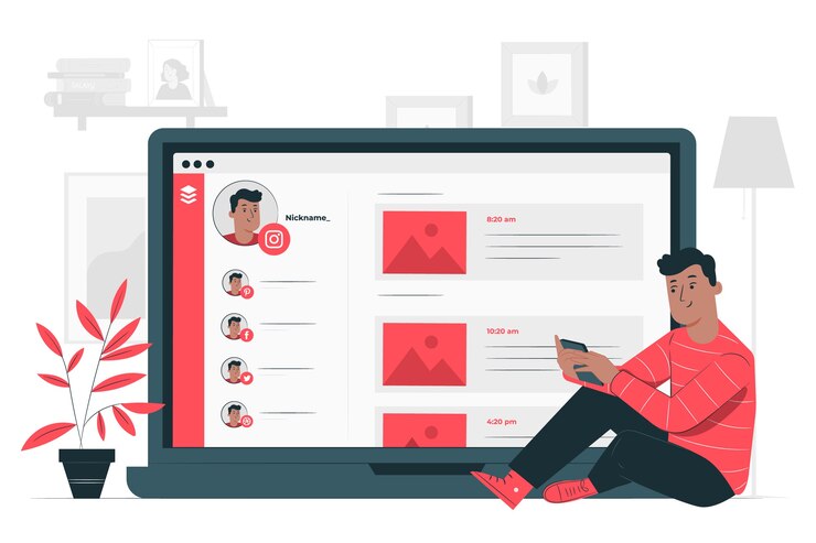 Free Vector buffer concept illustration