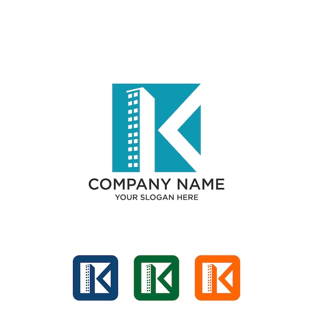 Download Free Building Initial K Real Estate Logo Premium Vector Use our free logo maker to create a logo and build your brand. Put your logo on business cards, promotional products, or your website for brand visibility.