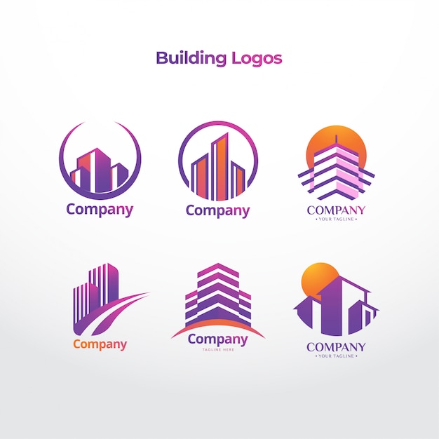 Download Free Modern Real Estate Logo Collection Free Vector Use our free logo maker to create a logo and build your brand. Put your logo on business cards, promotional products, or your website for brand visibility.