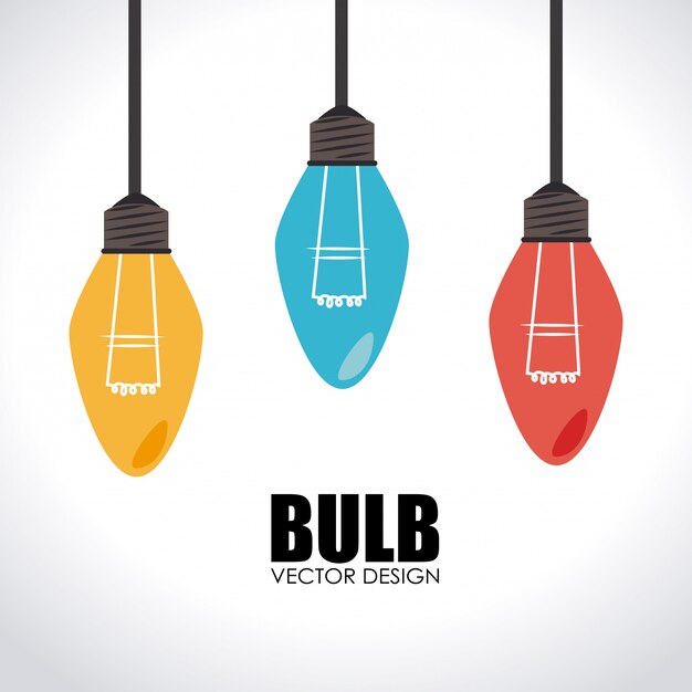 Bulb design illustration