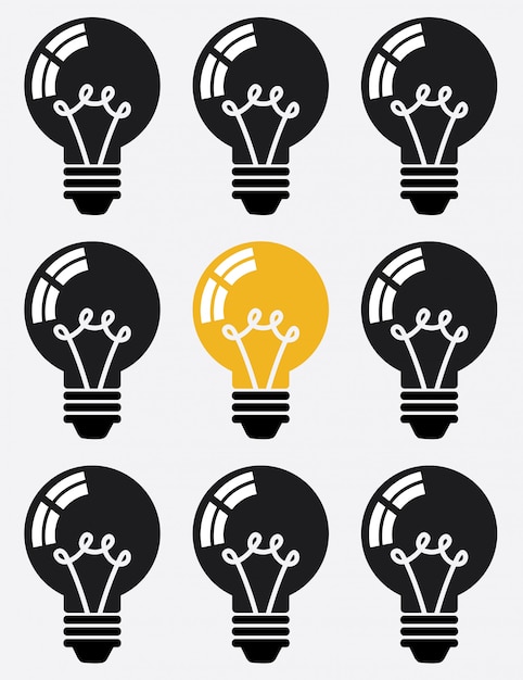 Free vector bulb idea