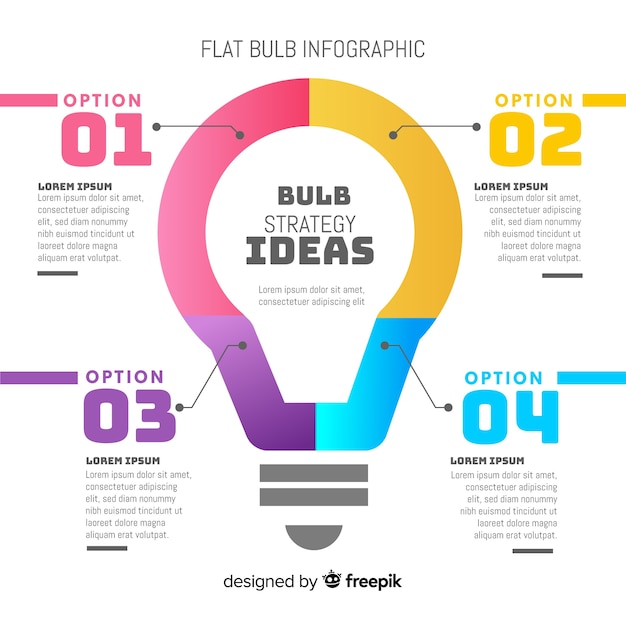 Bulb infographic 