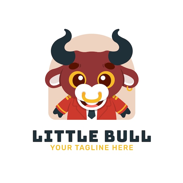 Bull  logo design template