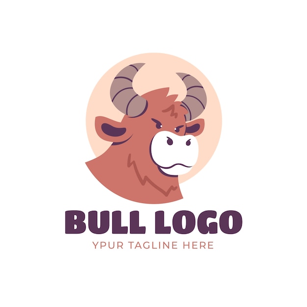 Bull logo template design