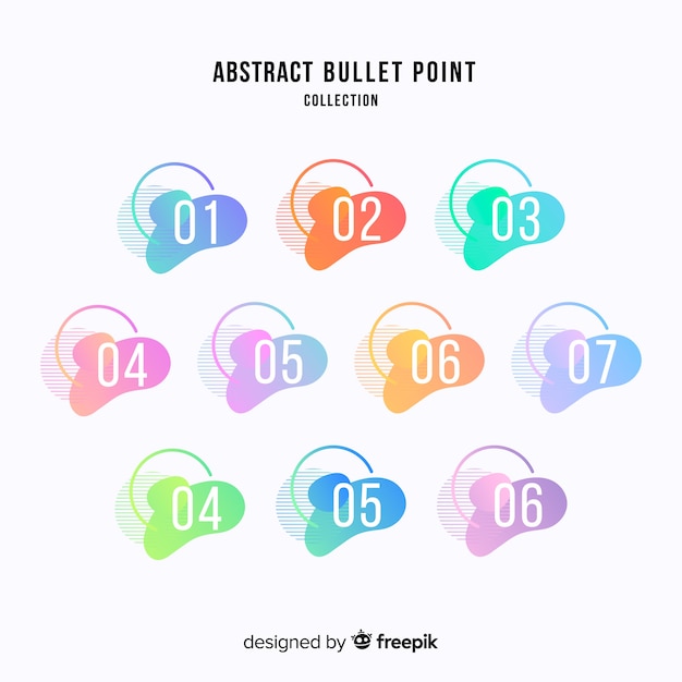 Bullet point collection