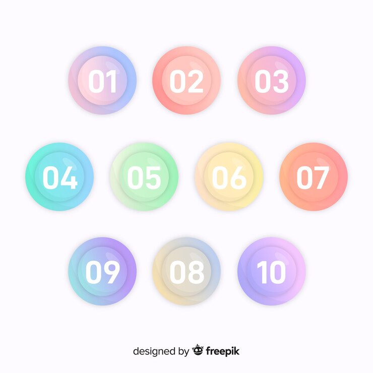 무료 Vector 불릿 포인트 수집