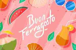 무료 벡터 buon ferragosto 그림