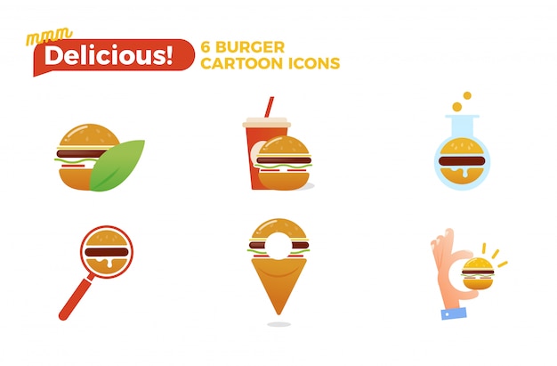 Download Free Burger Cartoon Icon Set Free Vector Use our free logo maker to create a logo and build your brand. Put your logo on business cards, promotional products, or your website for brand visibility.