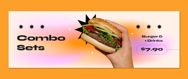 Burger template design