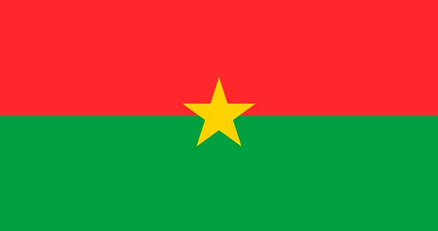 Burkinabe flag pattern vector