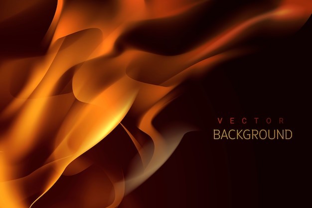 Burning flame background