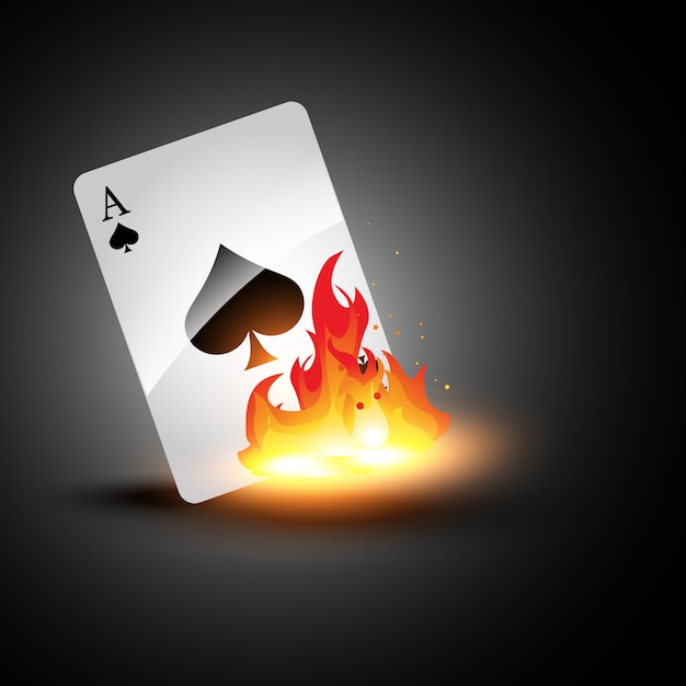 불타는 놀이 카드