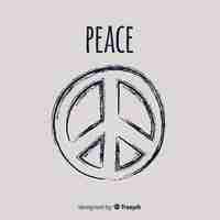 Free vector bush peace sign background